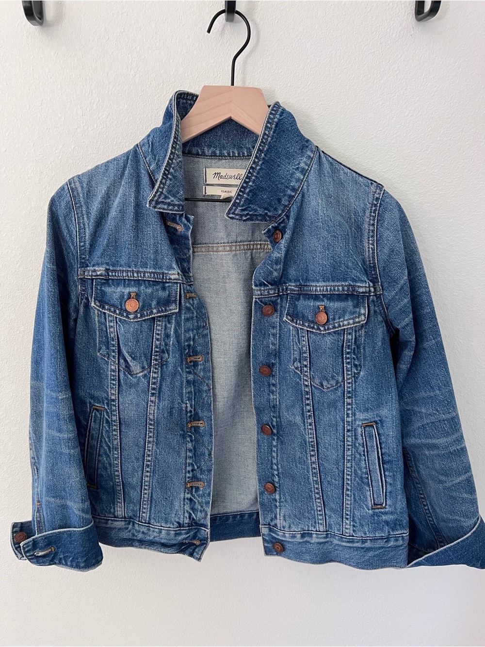 Madewell Light Blue Denim Jacket with Classic Label